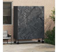 Pingpong Table Cover Plain Black 165 x 70 x 185 cm Fabric