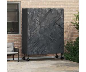 Pingpong Table Cover Plain Black 165 x 70 x 185 cm Fabric