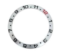 PINGSHI Boutique UK 1pc 38mm Magnesium Aluminum Digital Watch Bezel Insert, Conversion Accessories for 40MM Cases Traveler Watches(Sliver Red)