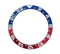 PINGSHI Boutique UK 1pc 38mm Magnesium Aluminum Digital Watch Bezel Insert, Conversion Accessories for 40MM Cases Traveler Watches(Blue Red)