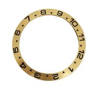 PINGSHI Boutique UK 1pc 38mm Magnesium Aluminum Digital Watch Bezel Insert, Conversion Accessories for 40MM Cases Traveler Watches(Gold)