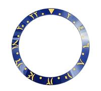 PINGSHI Boutique UK 38mm Ceramic Bezel Insert with Retro Arabic Numerals for SKX007/SKX009, Compatible with NH35/NH36 Movement Traveler Watches(5)