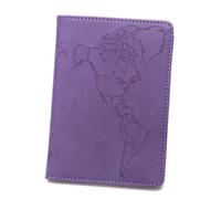 PINGSHI Boutique UK DIY Coloring Passport Holder Leather Short Multi-Functional Coloring Passport Book Ticket Holder Passport Holder Passport Sleeve