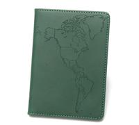 PINGSHI Boutique UK DIY Coloring Passport Holder Leather Short Multi-Functional Coloring Passport Book Ticket Holder Passport Holder Passport Sleeve