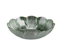 PINGSHI Boutique UK Green Fruit Plate,Creative Petal Shape Bowl,Household Decorative,Candy Nuts Snack Serving Storage Trays,Dessert Display