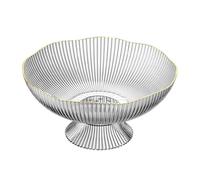PINGSHI Boutique UK PET Fruit Plate with Drainage Holes, Decorative Snack Tray Bowl for Fruits Nuts, Home Kitchen Organizer Serving Dish