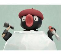 Pingu the Living Statue