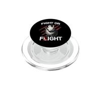 Pinguin Antarktis Seevogel Fight Or Flight Humor Pinguin PopSockets PopGrip for MagSafe