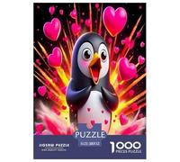 Pinguin Puzzle 1000-teilige Schwer Puzzle Spielzeug Lernspiel Impossible Herausforderungsspielzeug Für Erwachsene Kinder 52x38cm/1000pcs