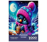 Pinguin Puzzle 1000-teilige Schwer Puzzle Spielzeug Pädagogisches Spiel Impossible Herausforderung Spielzeug Für Erwachsene Und Kinder Ab 14 Jahren 38x26cm/1000pcs