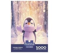 Pinguin Puzzles 1000 Teile Schwer Puzzle Spielzeug Lernspiel Impossible Herausforderung Spielzeug Für Erwachsene Und Kinder Ab 14 Jahren 38x26cm/1000pcs