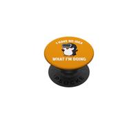 Pinguin VR Gamer Spruch I have no idea PopSockets Adhesive PopGrip