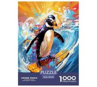 Pinguine Puzzle 1000 Teile Schwer Puzzle Spielzeug Lernspiel Impossible Herausforderung Spielzeug Für Erwachsene Und Kinder Ab 14 Jahren 70x50cm/1000pcs
