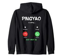 Pingyao Is Calling And I Must Go China Traveling Zip Hoodie