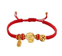 Pingyongchang 2025 Year of the Snake Pendant Bracelet, Alloy, nylon