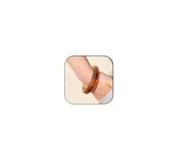 Pingyongchang acrylic bracelet with a geometric opening, made of acrylic resin and featuring a mottled pattern of rayon fibers, is a wide bracelet, A14.5, acrylic