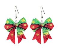 Pingyongchang Juneteenth African Glitter Acrylic Dangle Drop Earrings for Women 1865 Freedom Day Africa Map Love Heart Bow Shape Juneteenth Errings Black History Month Jewelry Gifts, Metal Acrylic, No