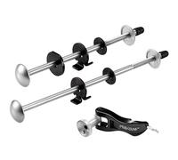 Pinhead 110 Quick Release 2-Pack Shackle Lock, Black, Generic