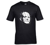 Pinhead Hellraiser 1980s Horror Devil Demon Movie Men T Shirt Black