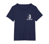 Pinhead Scary Horror Movie Deader Graphic PAPL14581 T-Shirt, Women's Plus, Navy Blue, 1X