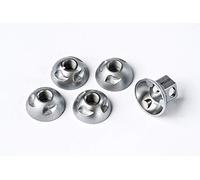 Pinhead Solid Axle Locking Wheel Nuts, Pair - M9 & M10