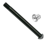 Pinhead Thru Axle Wheel Lock, Front Wheel, 12mm x 124mm P1.5, Black | Pinhead M12x1.5 Front Through Axle Lock - Durable, High-Security Cycling Accessory