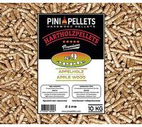 PINI Barbecue Pellets No. 9 Apple 10 kg BBQ Hardwood Pellets for Grilling Smoking Smoking