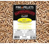 PINI Hardwood Pellets №3 Pizza Oven Special 10 Kg for Pellet Operated Pizza Ovens Grill Pellets