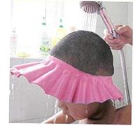 PiniceCore 1pcs Soft Baby Shower Cap Safe Baby Kid Children Shampoo Bath Protector Shower Cap Hat Wash Hair Shield Baby Shower Protection Eye (pink)
