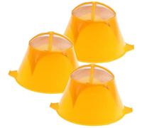 PiniceCore 3pcs Fine Paint Strainers Sieve Filter Cover Steel Mesh Net Plastic Funnel Painter Construction Hand Tool