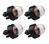 PiniceCore 4pcs Lawn Mower Primer Bulb General Snap-in Oil Bubble Primer Fuel Primer Bulb