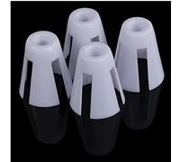 Pinicecore 4pcs/set Thread Spool Cone Holder Overlocker Serger Sewing Durable Plastic White Sewing Accessories (44d 744d)