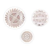 PiniceCore Cake Tire Cutter Gear Baby Toy Boy Wheel Cookie Cutter Lace Decorating Bow Heart Fondant Cutter Tools