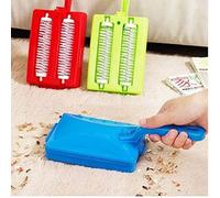 Pinicecore Carpet Double Brush Handheld Sweepe Table Dust Brush Dirt Crumb Collector Cleaner Roller Tools Random Color