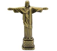 PiniceCore Home Decor Metal Jesus Figurine Christ the Redeemer Statue Jesus Christ Statue Catholic Gift