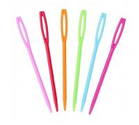 Pinicecore Large Eye Plastic Sewing Needles for Kid Wool Cross Stitch Knitting Crochet 7cm Sewing Needles 10pcs