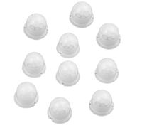 PiniceCore Motion Sensor Fresnel Lens, 10 Pcs Outdoor, White, Corded Electric, Wall Mount, 5m Range, -30 to +90°C Temperature, Ideal for Terraces, Gardens, Parks etc.