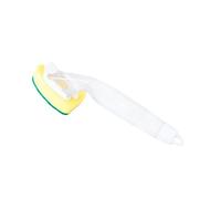 PiniceCore Washing Cleaning Brush with Refill Liquid Soap Dispenser Scrubber Cleaning Tools Replaceable Couring Pad Sponge Kitchen Dish