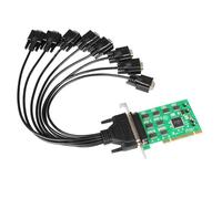 PINIHIKE 1set PCI to 8Port RS232Serial Card DB9Desktop Computer Port for Multiple Device Efficient 926.1Kbps Data Transfer and Technician Tool