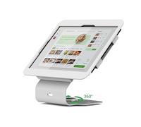 Pinikox Kiosk POS Tablet Stand Compatible with iPad 10 gen 10.9 inch, 11"(A16), air 4 5 10.9", Pro 11" 1st 2nd 3rd 4th gen., iPad air 11", Retail Stand with 360° Swivel Base, White, BSC101WS
