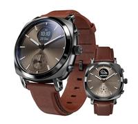 pininfarina Senso Hybrid Smartwatch - An Analogue Watch with Digital Display, Tracks Heart Rate, Steps, Calories, Sleep, Fitness - Compass & Connected GPS Tracking - Mercure Grey