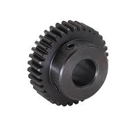 Pinion Gear 1 Module 36T 37T 38T 39 Teeth Motor Gear 45 Carbon Steel Pinion Gear Blackening Spur Gear 6mm 8mm 10mm 12mm Bore Gear bore Shaft(8mm Bore,39 Teeth)