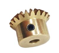 Pinion Gear 1pcs 0.8 Module Bevel Gear,90 Degree Transmission,Meshing Pinion(0.8M 25T 6mm bore)