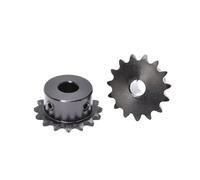 Pinion Gear,High Precision Motor Spur, 1PCS 04C Chain 10T-19T Industrial Sprocket Wheel Drive Tooth Pitch 6.35mm Steel Bore 10mm(16 Teeth)