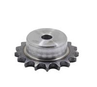Pinion Gear,High Precision Motor Spur 1pcs Process Hole 06B 3 Points Sprocket Chain 25-40 Tooth Steel Industrial(34 Teeth(Bore 14mm)