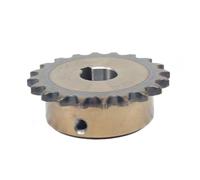 Pinion Gear Set,motor gear teeth, 1pc 18 Teeth 08B Precision Industrial Drive Sprocket Wheel 45# Steel Chain Gear(16mm (keyway 5mm))