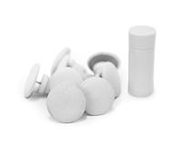 Pinion Pins White Cloth Magnetic Duvet Clips with Magnetic Key for Easy Removal. Pack of 16 Comforter Fasteners That are Safe Locking and Holds up to 10lbs