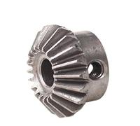 pinion spiral 0.8M 15T Bevel Gear 3mm 4mm 5mm 6mm 6.35mm Inner Hole Gear 0.8 Module 15 Teeth 90 Degree Transmission Copper Steel Bevel Gear miter worm ( Color : 15 Teeth , Size : 6mm hole(steel) )