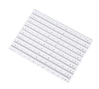 Pinion Wheel 10pcs 0.5 Module 125mm Length Plastic Gear Rack 7x4x125mm Sprocket Drive Gear Rack 83 Teeth Gear Transmission Synchronous Bar Reduction Model