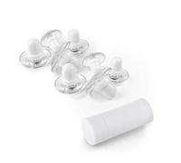 PinionPins Clear Magnetic Duvet Clips with Magnetic Key for Easy Removal. Pack of 16 Comforter Fasteners That are Safe Locking and Holds up to 10lbs